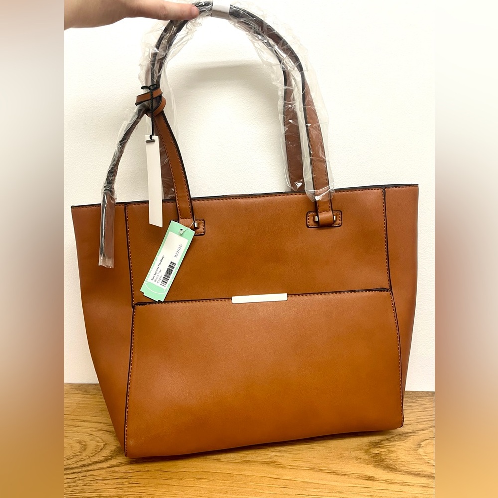 SOLE SOCIETY HANDBAGS Brown Becca Oversized Brown Tote